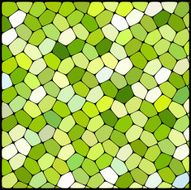 abstract background consisting of green white geometrical shapes