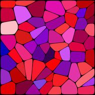 abstract background consisting of red pink blue geometrical shapes