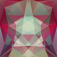 abstract background consisting of green red brown triangles