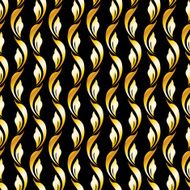 Golden floral pattern N15