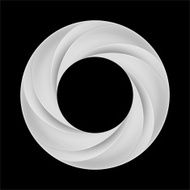 Metal spiral ring