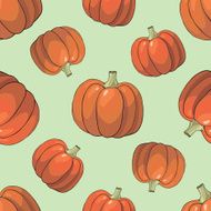 Pumpkin Background seamless pattern N2