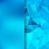 abstract background consisting of blue triangles