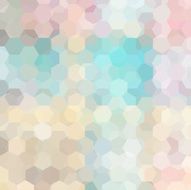 abstract background consisting of pastel hexagons