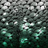 Abstract disco glowing set of background Vector illustration N2