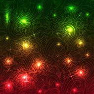 Abstract disco glowing set of background Vector illustration N3