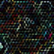 Abstract geometric cubes pattern