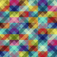 Diagonal plaid