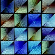 Abstract geometric blue background N5