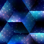 Blue geometric
