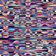 Abstract geometric pattern of horizontal lines