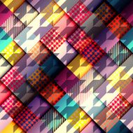 Geometric diagonal background with hounds-tooths pattern