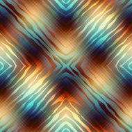 Diagonal geometric pattern with wavy elements