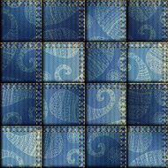 Patchwork of denim fabric N9