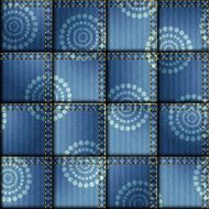 Patchwork of denim fabric N11
