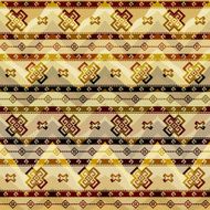 Tribal geometric pattern on chevrons background