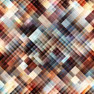 Diagonal abstract brown plaid