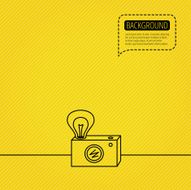 Retro photo camera icon Photographer equipment N2