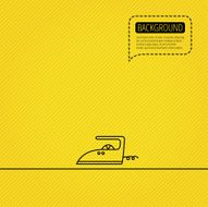 Iron icon Ironing housework sign N3