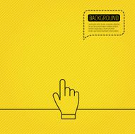 Click hand icon Press or push pointer sign N2
