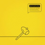 Hammer icon Repair or fix sign N5