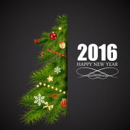 Abstract beauty Christmas and New Year background vector illust N37