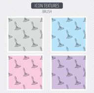 Brush icon Paintbrush tool sign N15