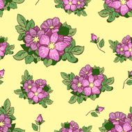 Romantic floral pattern N6