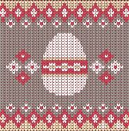 Happy easter knitted background N7