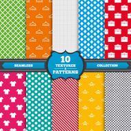 Cloakroom signs Hanger wardrobe icons