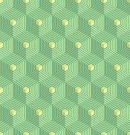 vibrant colored hexagon pattern