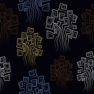 Vector seamless pattern Modern stylish texture N14