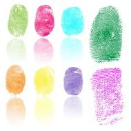 Set of fingerprints illustration N2