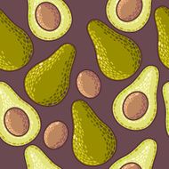 Seamless avocado N2