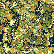 Abstract hand-drawn floral background N5