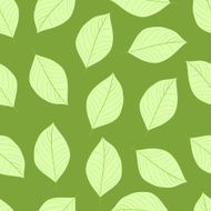 Seamless usual leaves