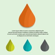 Logo icon Drop sign Creative vector logo design template