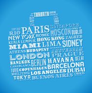 City names Bag Design N3