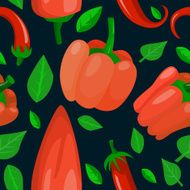 seamless background with peppers N2