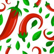 seamless background with peppers N3