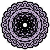 Vector round ornament N10