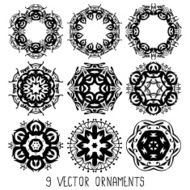ornament vector set N3