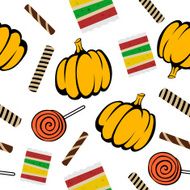 halloween fun and spooky pattern N5