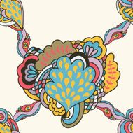 seamless abstract pattern fantasy elements