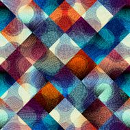 Abstract geometric pattern with diagonal strikes