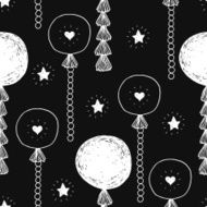 Hand drawn Happy birthday background N3