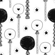 Hand drawn Happy birthday background N4