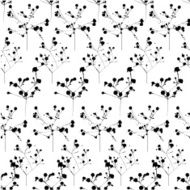 Seamless vector pattern with ink stains