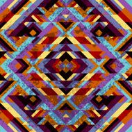 Triangles geometric pattern with grunge effect