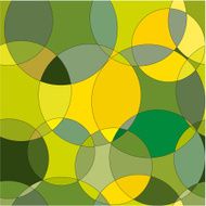 Colorful abstract bubbles Seamless pattern Vector